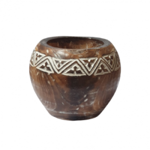 Carved Hardwood Timor Vase - GV LAPL 2001