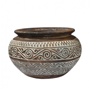 Intricately Hand Carved Timor Vase - GV LAPL 3001