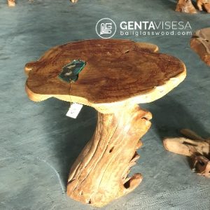 Teakwood tree root Bali bar table furniture adds a gorgeous natural touch to any space